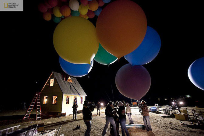 Дом на воздушных шарах