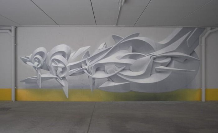 Крутые граффити 3D (8 фото)