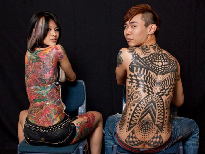 Фестиваль на самую необычную татуировку (24 фото)