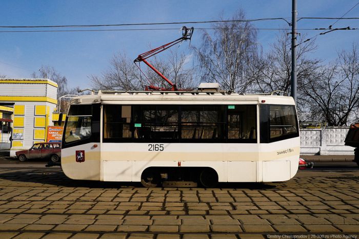 Мини-трамвай в Москве