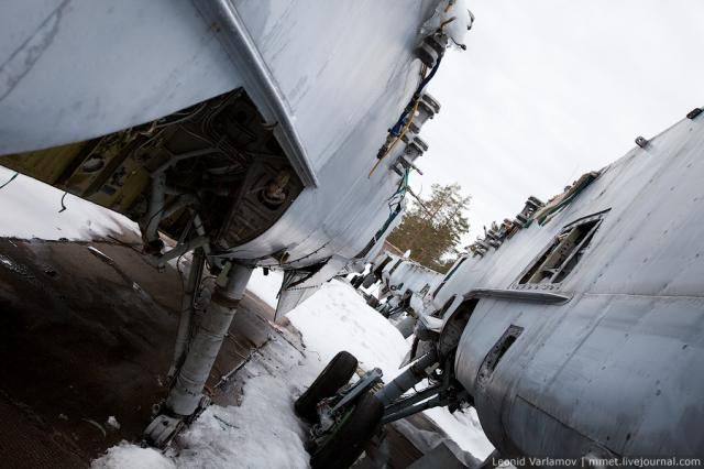 Кладбище реактивных истребителей под Москвой