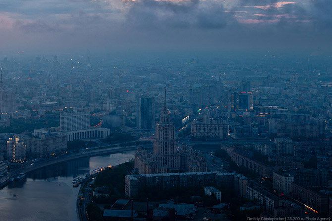 Рассвет над Москвой (55 фото)