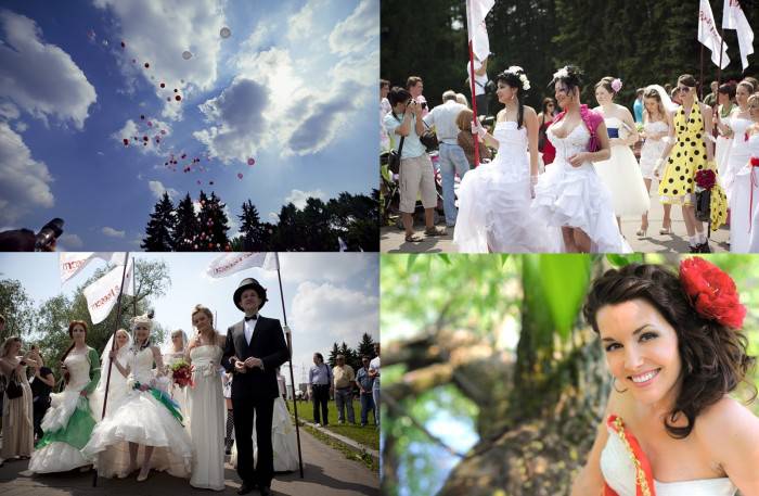 Парад невест в Москве (36 фото)