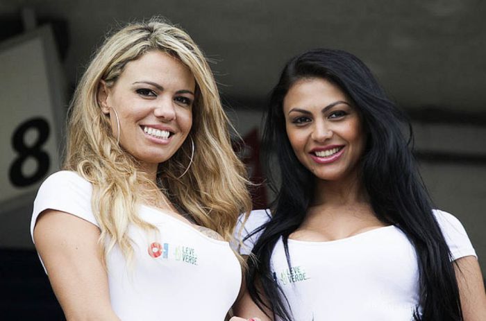 Очаровательные девушки с автогонок в Бразилии (63 фото)