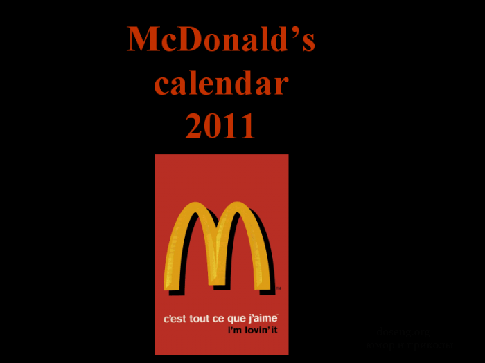   McDonalds 2011