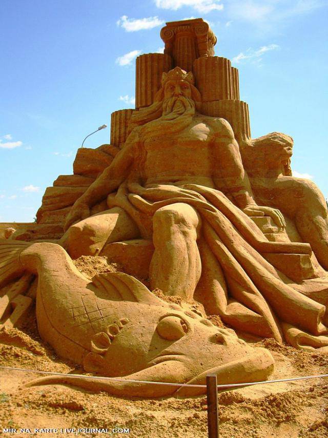 Выставка песчаных скульптур "Великая Римская Империя"