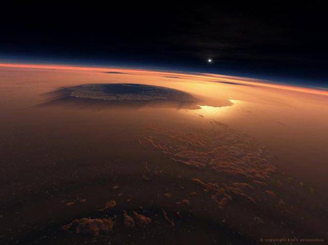 Фото Марса в художественной обработке