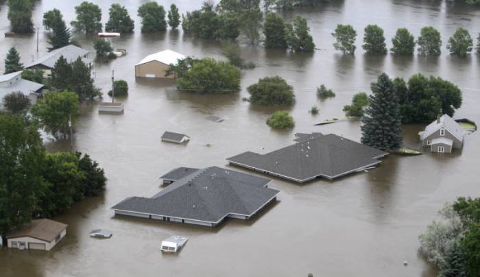 Наводнение в США (31 фото)