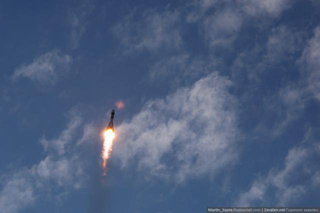 Запуск ракеты Союз-У