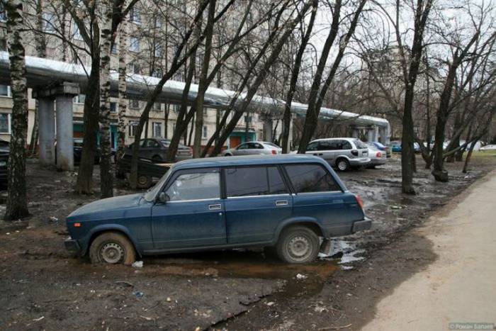 Как паркуются в Москве