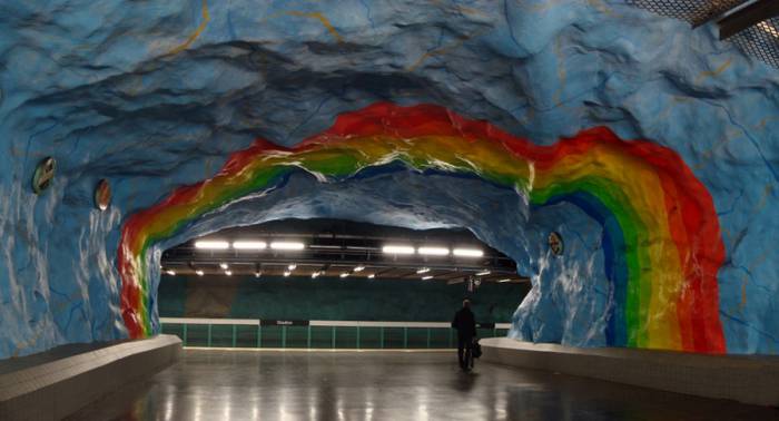 Необычное метро в Стокгольме
