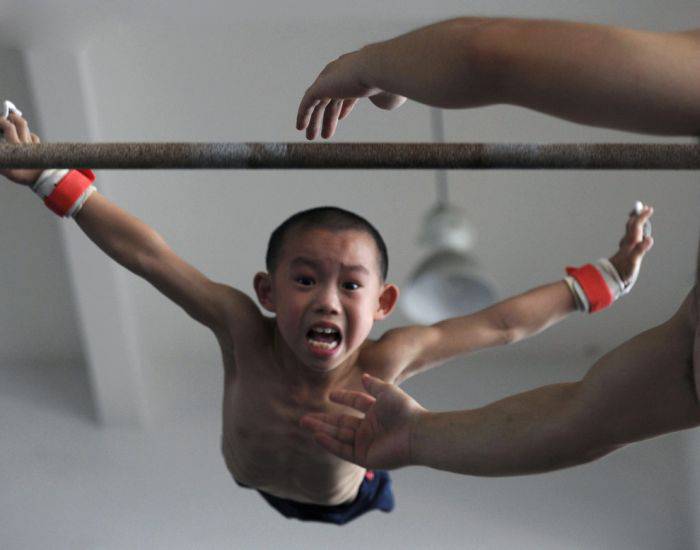 Школа гимнастики в Китае