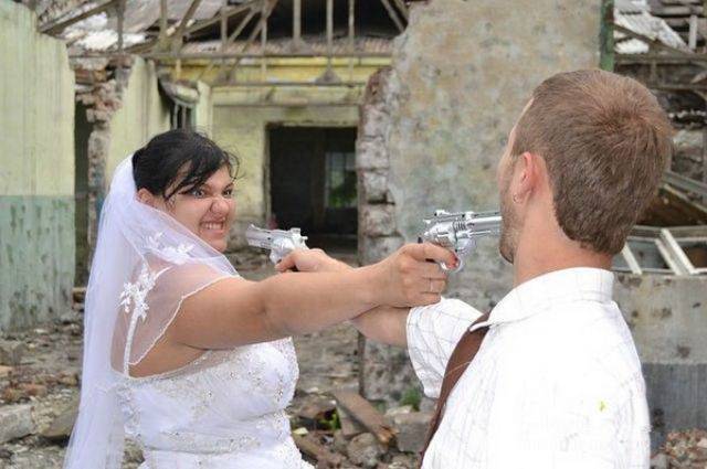 Странная украинская свадьба (24 фото)