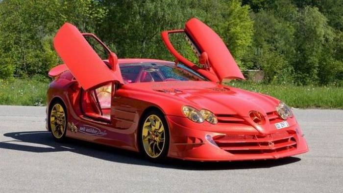  Mercedes-Benz SLR McLaren Red Gold Dream