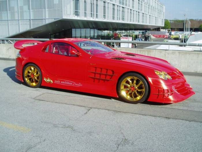  Mercedes-Benz SLR McLaren Red Gold Dream