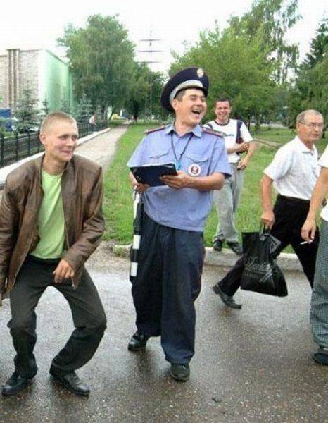 Забавные фотографии милиции и полиции