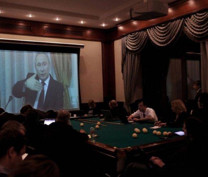Ужин с Владимиром Владимировичем Путиным (12 фото)