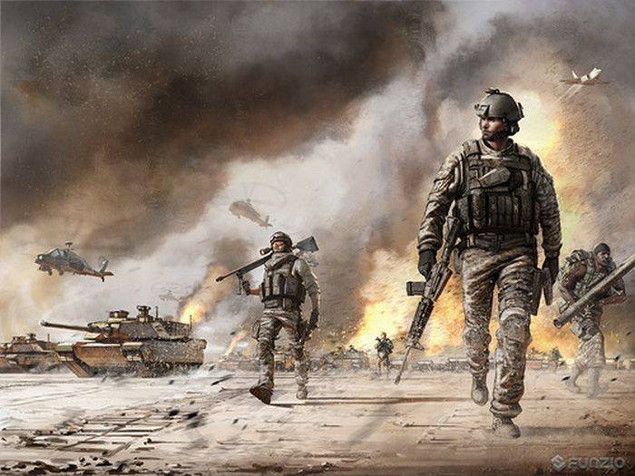 Подборка цифровых рисунков на тему войны