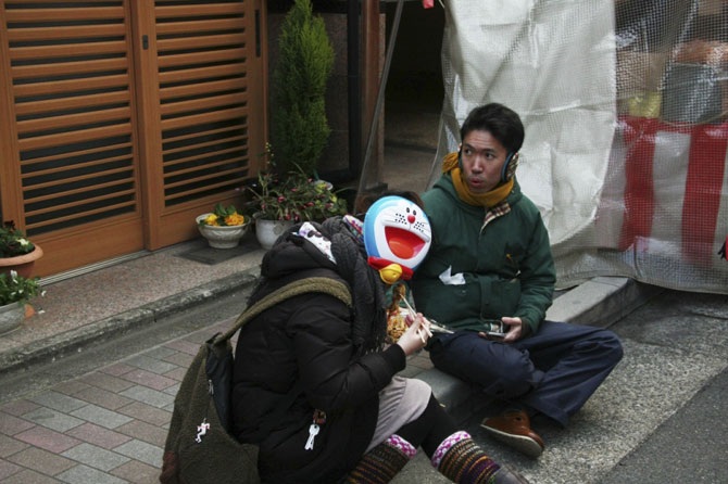 Фаст-фуд на улицах в Японии