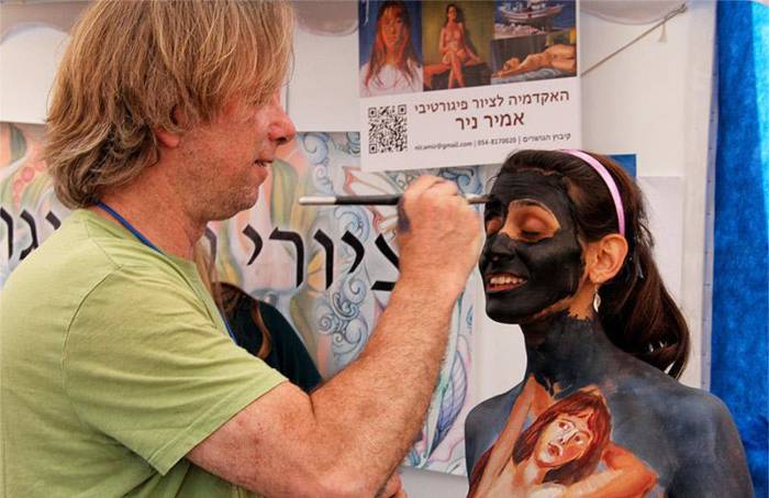 Фестиваль боди-арта в Тель-Авиве (52 фото)