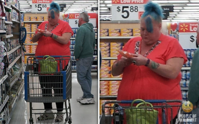 Смешные люди из американских супермаркетов (54 фото)