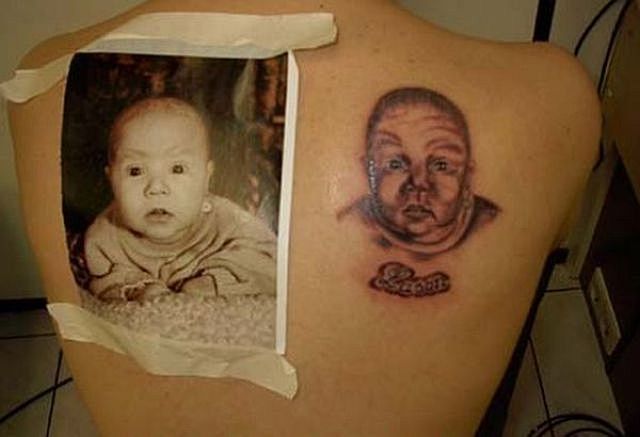 Портретные татуировки (38 фото)