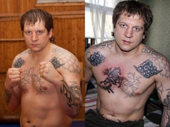 Татуировки бойца смешанных единоборств Александра Емельяненко-расшифруем? (10 фото)