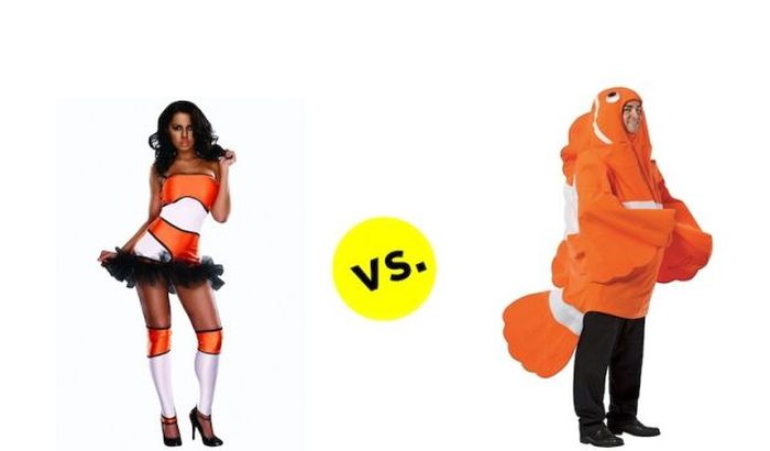 Разница между мужскими и женскими костюмами для ролевых игр (15 фото)
