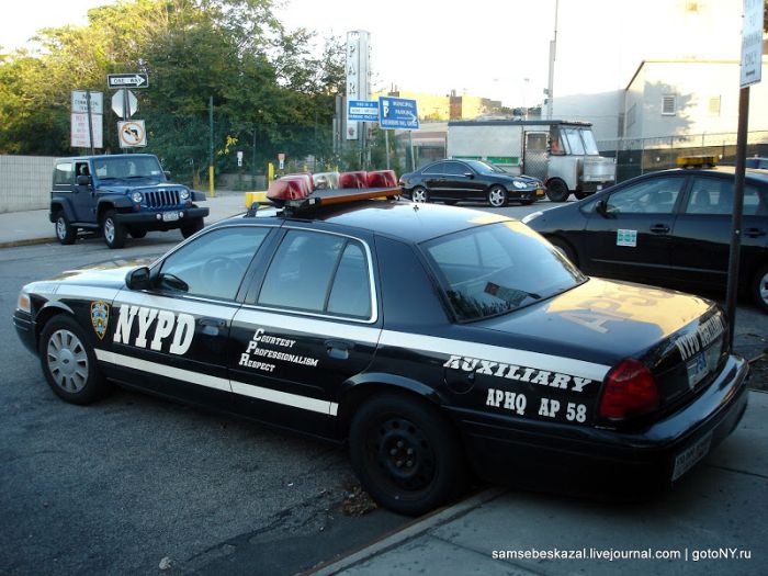 Автомобили полиции Нью-Йорка