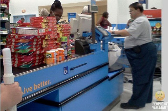 Смешные люди в американских супермаркетах (54 pics)