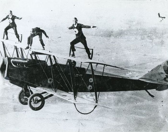 Ретро фотографии каскадеров 1920-х годов