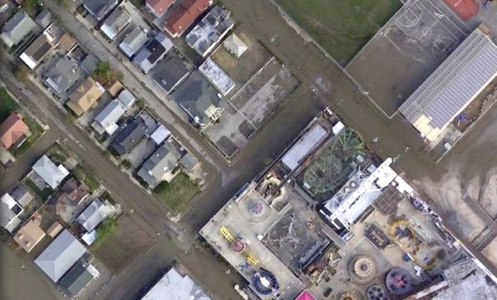 Последствия урагана "Сэнди" "до и после" (47 фото)