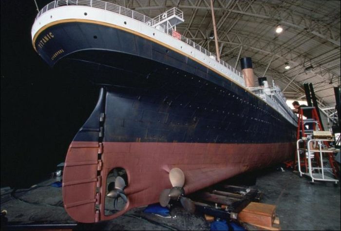 Увлекательные кадры со съемок фильма "Титаник"