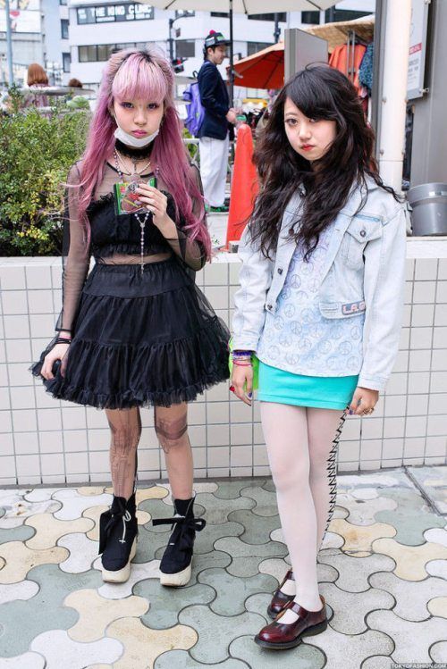 Молодежная мода в Токио (37 фото)
