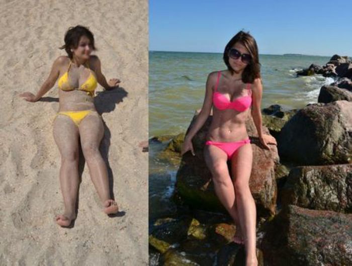 Похудевшие девушки (34 фото)