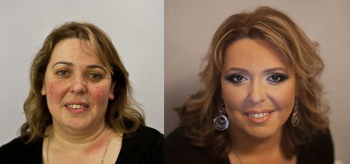 Чудеса make-up: до и после (20 фото)