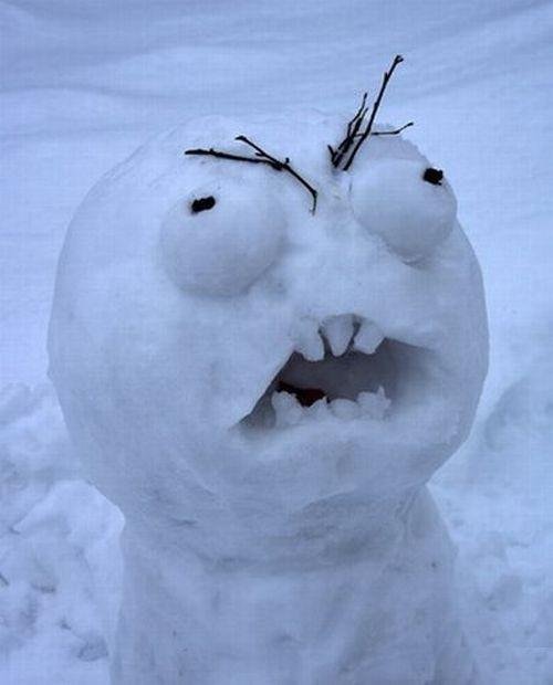Смешные снеговики