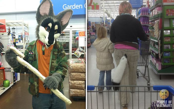 Подборка смешных и странных людей из американских супермаркетов