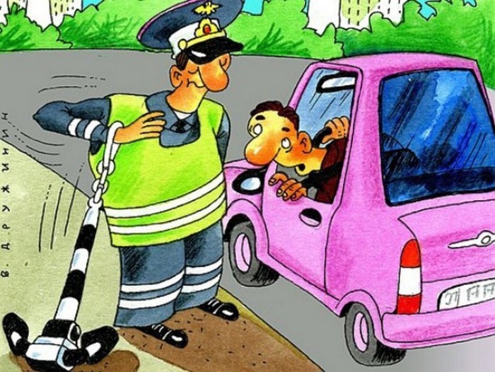 Смешные карикатуры про автомобили