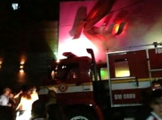 Серьезный пожар в одном из ночных клубов Бразилии