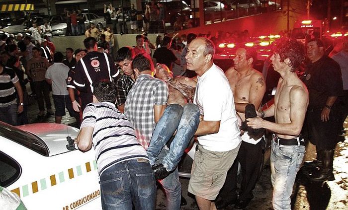 Серьезный пожар в одном из ночных клубов Бразилии
