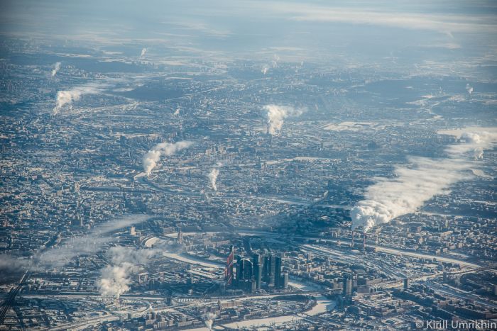 Качественные снимки Москвы с высоты птичьего полета