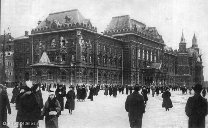 Москва 1917 года, разрушенная большевиками