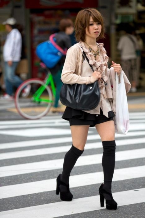 Подборка японских девушек в повседневной жизни
