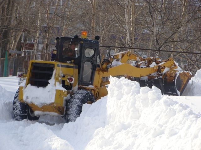 В Южно-Сахалинске выпал снежок