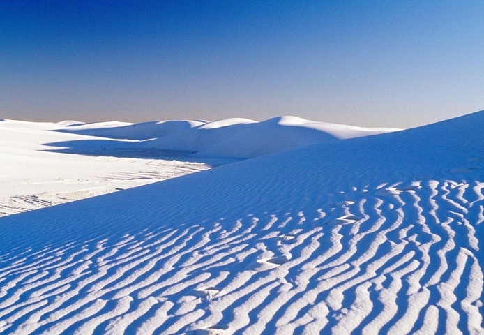 Самая необычная пустыня в мире - Пустыня Белых Песков