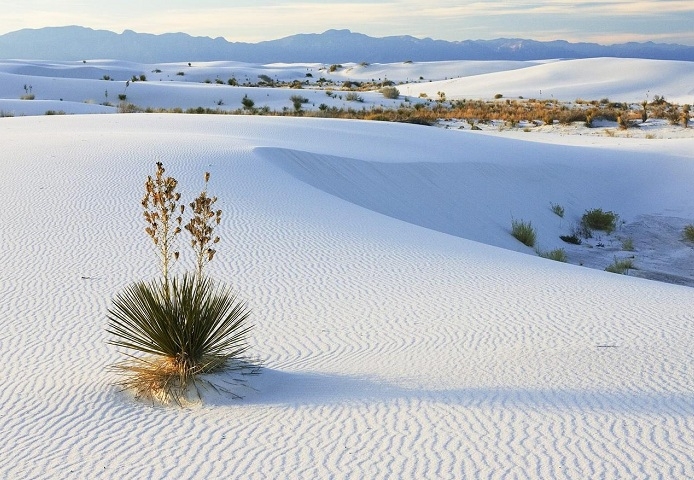 Самая необычная пустыня в мире - Пустыня Белых Песков
