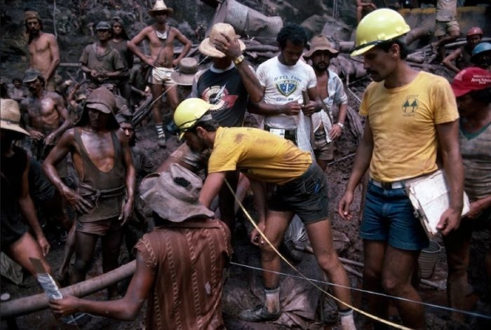 Работа бразильских золотоискателей