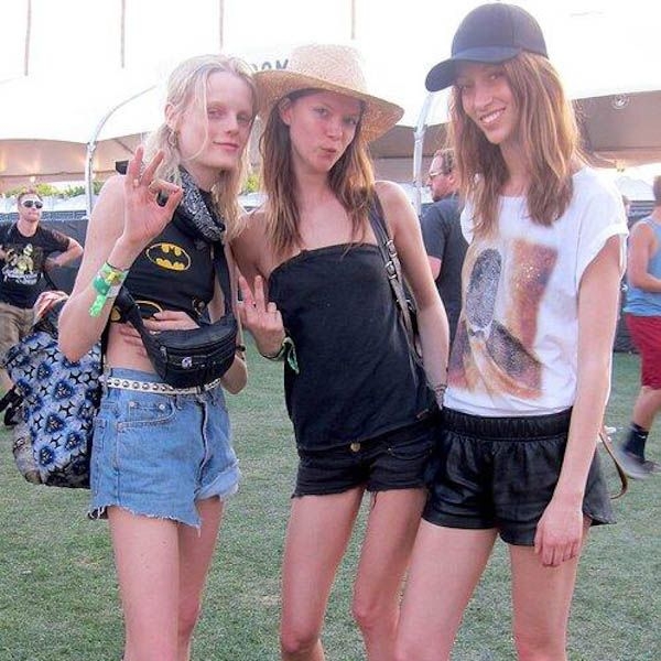 Девушки с музыкального фестиваля Coachella 2013