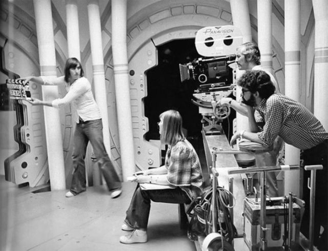 Фотографии со съемок фильма Star Wars 1977 года